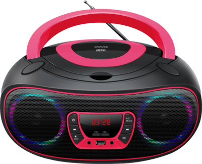 Denver TCL-212 BT Boombox CD/MP3/USB pink