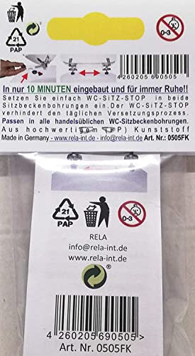 Rela WC-ülőke rögzítő betétek 6 mm + 8 mm