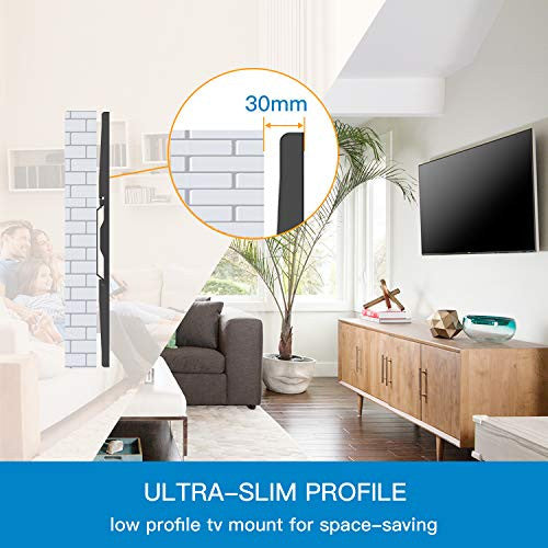 PERLESMITH ultra vékony univerzális TV fali konzol 23-55 hüvelyk, max. VESA 400 x