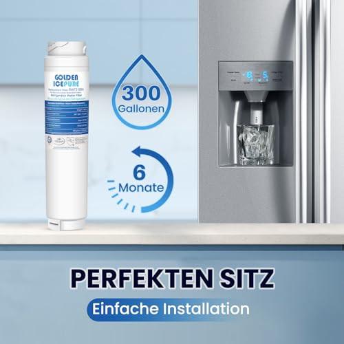 GOLDEN ICEPURE hűtőszekrény vízszűrő kompatibilis Bosch Ultra Clarity 644845, Siemens