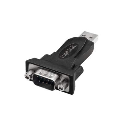 LogiLink USB 2.0 adapter, USB-A (apa) – DB9 (RS232) (apa)