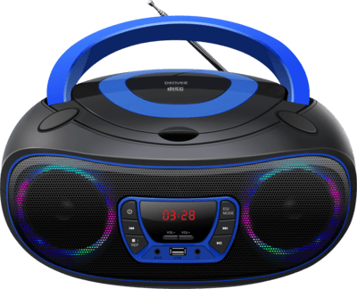 Denver TCL-212 BT Boombox CD/MP3/USB blau