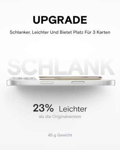 MOFT mágneses kártyatartó és állvány iPhone-hoz, Aera, minimalista (Beach White)