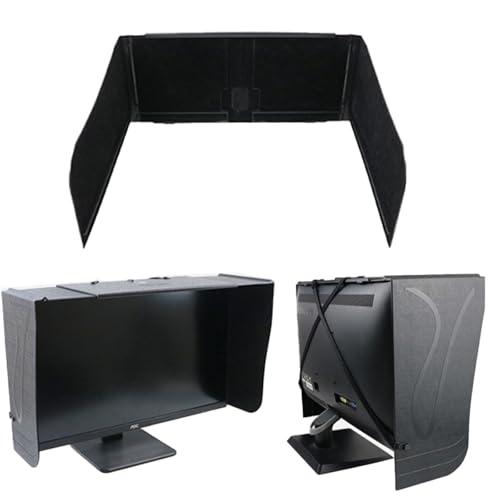Mocoli monitorellenző napellenző, 27" monitorhoz, 41–71 cm szélességben állítható