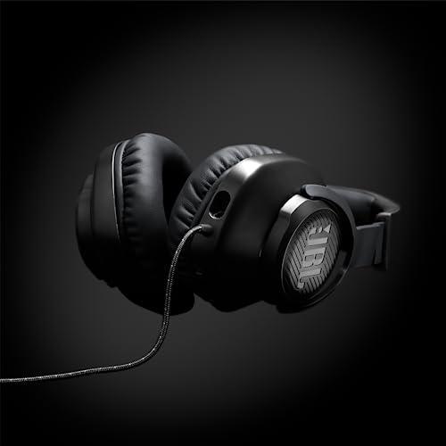 JBL Quantum 100 fejhallgató, over-ear gamer headset (fekete)