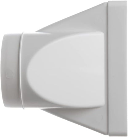 Átalakító adapter lapos cső kerek csőhöz 125 mm