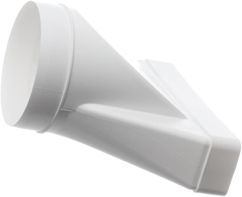 Átalakító adapter lapos cső kerek csőhöz 125 mm