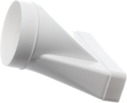 Átalakító adapter lapos cső kerek csőhöz 125 mm