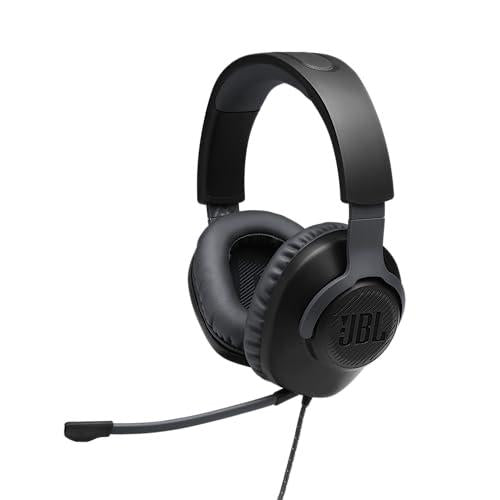 JBL Quantum 100 fejhallgató, over-ear gamer headset (fekete)