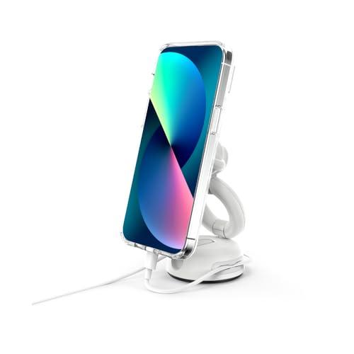PopSockets PopMount 2 kihangosító telefontartó műszerfalra, szélvédőre és asztalra (fehér)