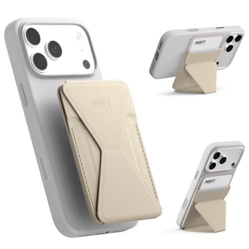MOFT mágneses kártyatartó és állvány iPhone-hoz, Aera, minimalista (Beach White)