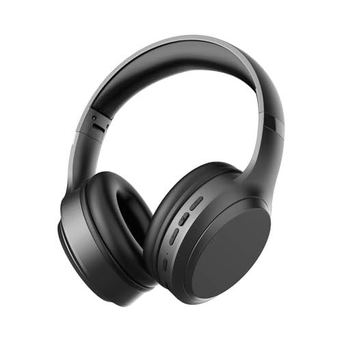 Bluetooth 5.3 fejhallgató, fül körüli, 82 órás lejátszási idővel