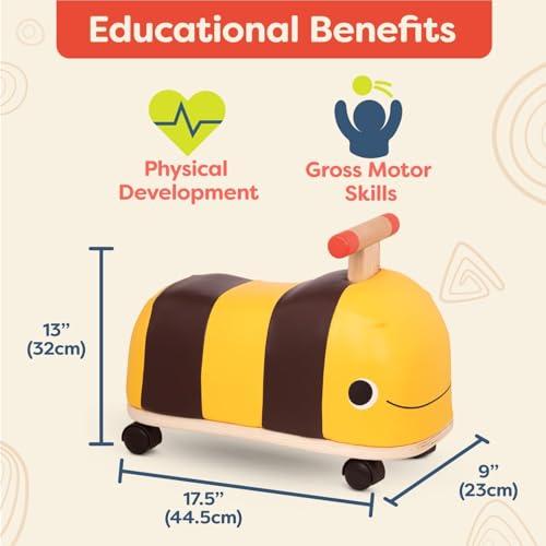 B. toys Boom Buggy fa lábbal hajtható méhecske, 4 kerékkel