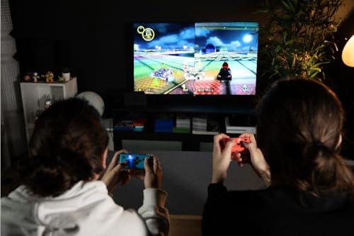 Konix joypad pár Nintendo Switch / Switch OLED / Switch 2 konzolhoz, 8 órás üzemidő, rezgés funkció (kék és piros)