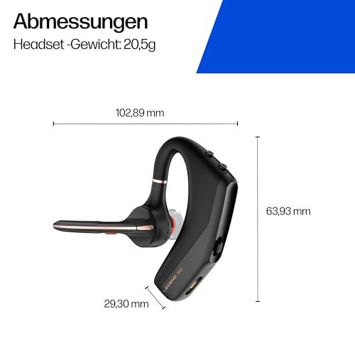 Poly Voyager Legend 50 Bluetooth headset, NoiseBlockAI, WindSmart, Smart Sensor, 10 órás akkumulátor (fekete)
