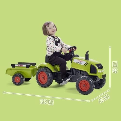 Falk Claas pedálos traktor utánfutóval gyerekeknek 2 éves kortól