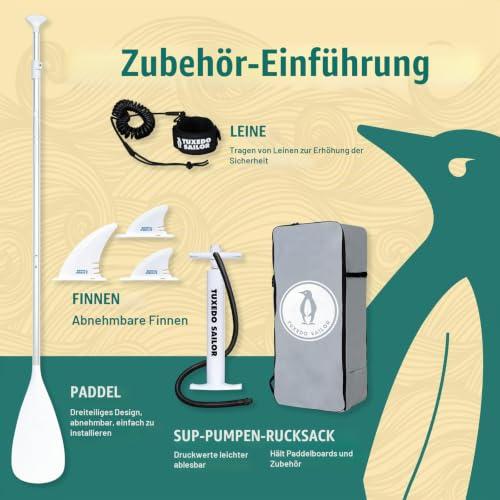 Tuxedo Sailor felfújható stand up paddle board felnőtteknek és tinédzsereknek
