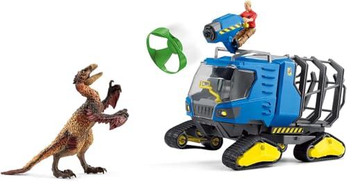Schleich Dinosaurs 42604 hernyótalpas jármű játékszett, 5 éves kortól, 5 darabos