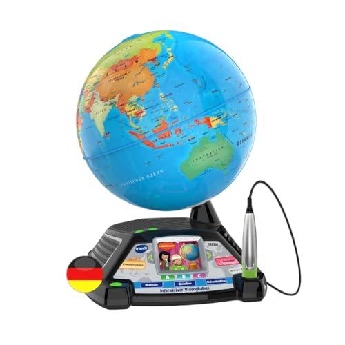 VTech interaktív videoglóbusz tanuló glóbusz kijelzővel és érintőceruzával