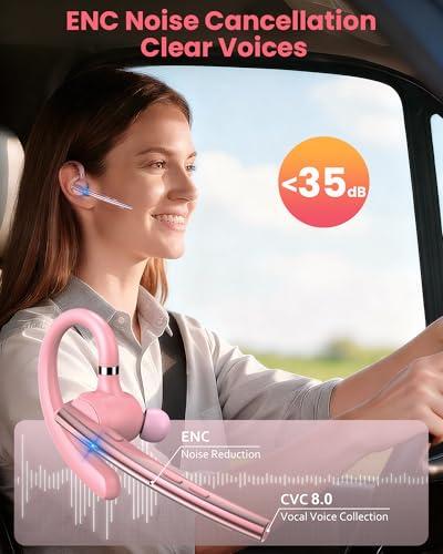 New Bee Bluetooth fülhallgató 72 órás lejátszási idővel, Bluetooth 5.1, LED kijelzővel