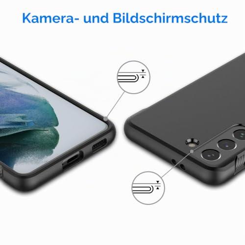 JETech vékony tok Samsung Galaxy S21 készülékhez (fekete)