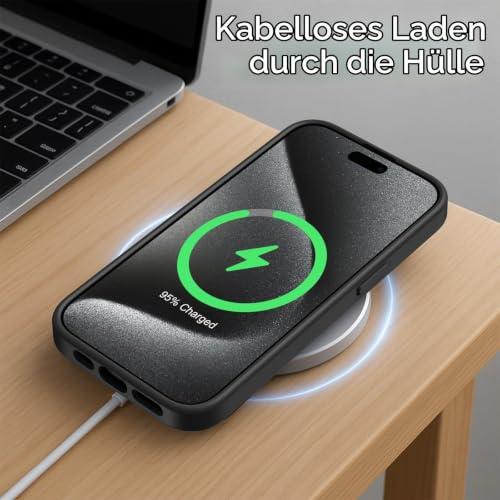 ORDA mágneses tok iPhone 15 Pro készülékhez, MagSafe kompatibilis (fekete)