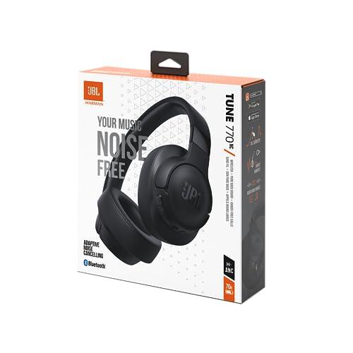 JBL Tune 770NC vezeték nélküli over-ear fejhallgató, adaptív zajszűréssel, összehajtható kialakítással, akár 70 óra üzemidővel
