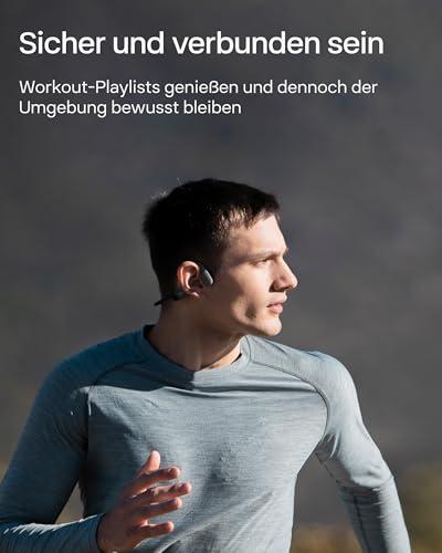 SHOKZ OpenRun Mini csontvezetéses fejhallgató, IP67 vízálló (fekete)