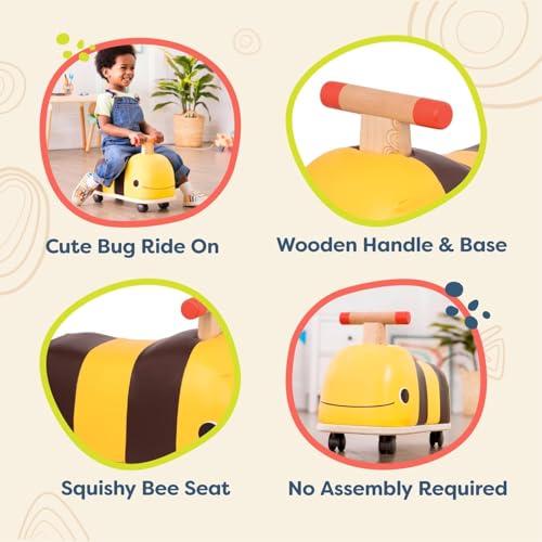 B. toys Boom Buggy fa lábbal hajtható méhecske, 4 kerékkel