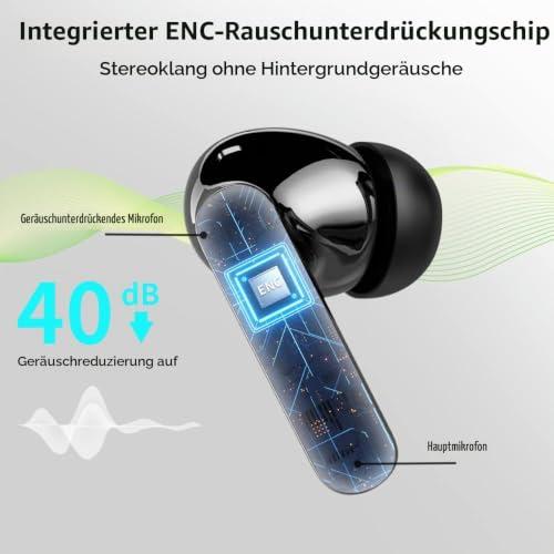Vezeték nélküli Bluetooth 5.4 fülhallgató, mély basszus