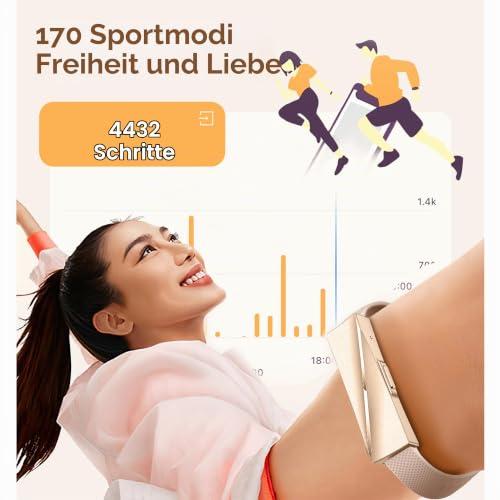 Fitnesz karkötő, 170+ sportmód, pulzus- és alvásfigyelő, IP68 vízálló, GPS-szel, 45–60 napos készenléti idő