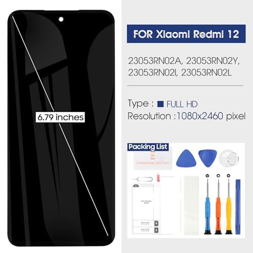 Xiaomi Redmi 12 4G / Redmi 12 5G LCD kijelző érintőpanellel (23053RN02A, 23053RN02Y, 23053RN02L)