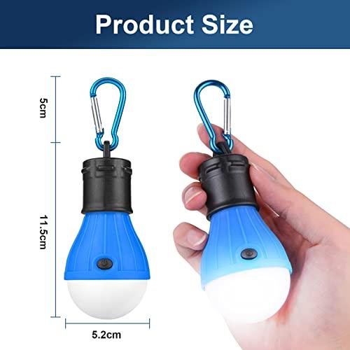 Flintronic 5 darabos LED kempinglámpa készlet, sátorlámpa karabinerrel, vészvilágítás