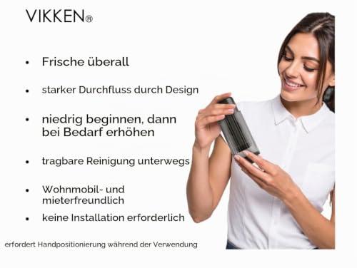 VIKKEN Go+ elektromos utazó bidé, USB-C, újratölthető, kézi, erős vízsugárral