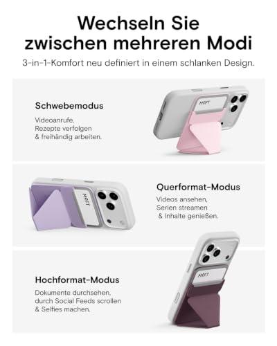 MOFT mágneses kártyatartó és állvány iPhone-hoz, Aera, minimalista (Beach White)