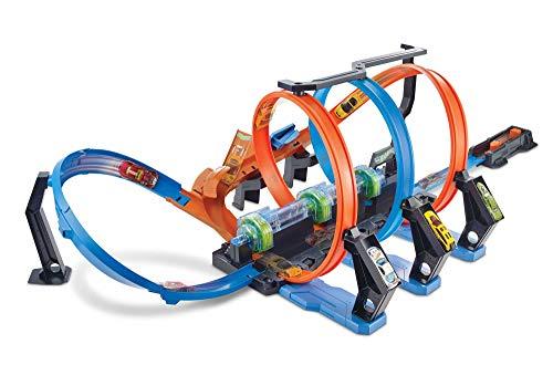 Hot Wheels Corkscrew Crash pályaszett játékautóval