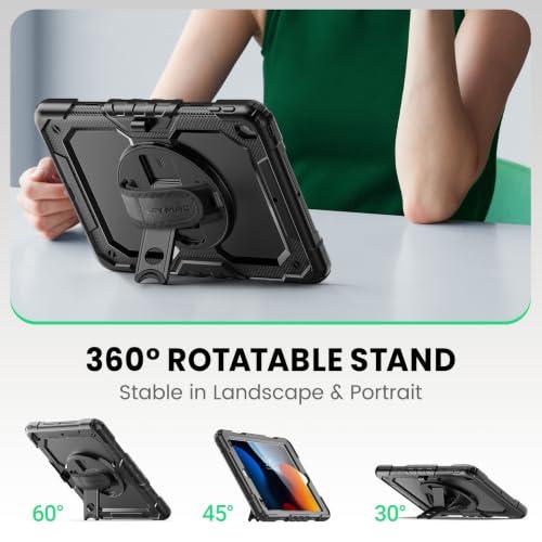 SEYMAC tok iPad 9. / 8. / 7. generáció 10,2" (2021/2020/2019) készülékhez (fekete)