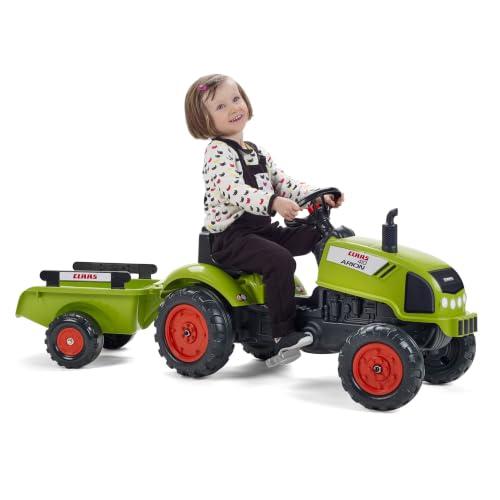 Falk Claas pedálos traktor utánfutóval gyerekeknek 2 éves kortól