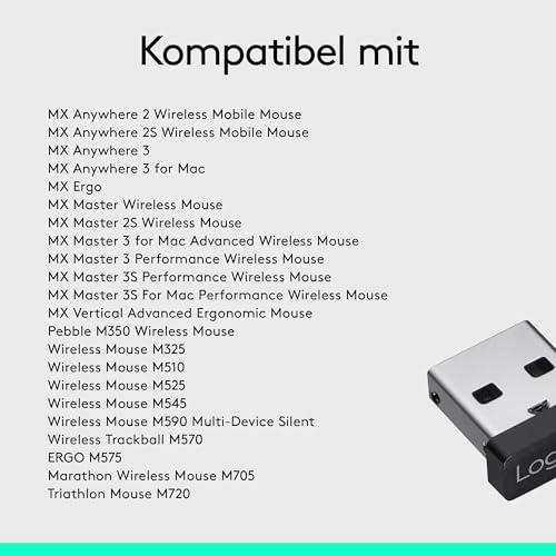 Logitech Unifying USB vevőegység (fekete)