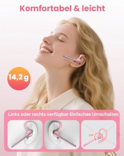 New Bee Bluetooth fülhallgató 72 órás lejátszási idővel, Bluetooth 5.1, LED kijelzővel