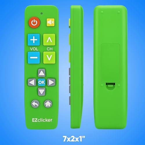 EZclicker nagygombos univerzális távirányító Samsung tévékhez, egyszerűsített (2 db AAA elem nem tartozék)