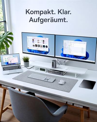 Baseus Nomos Air 12 az 1-ben USB-C dokkoló, 2 monitorhoz, 2 × 4K HDMI, 10 Gbps USB-C/USB-A, Windows laptopokhoz