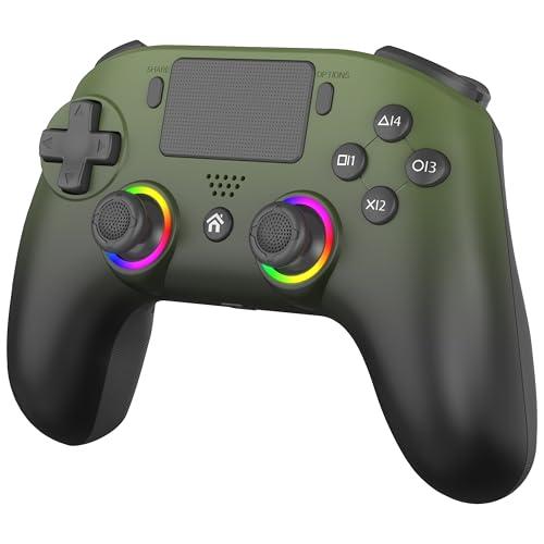 SUBSONIC vezeték nélküli kontroller PS5-höz és PC-hez, RGB LED (zöld)
