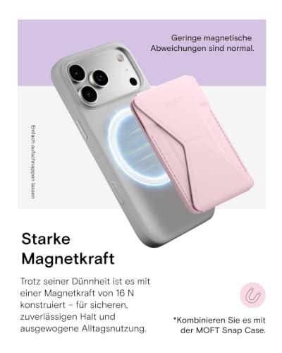 MOFT mágneses kártyatartó és állvány iPhone-hoz, Aera, minimalista (Beach White)