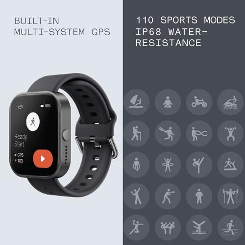CMF by Nothing Watch Pro okosóra, 1,96" AMOLED kijelző, fitneszkövető, többrendszerű GPS, Bluetooth-hívás AI zajszűréssel