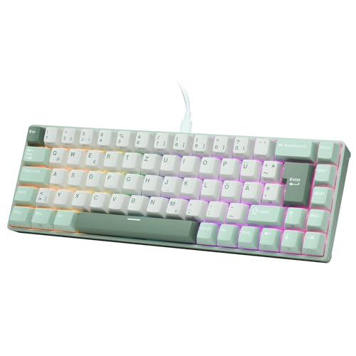 RK Royal Kludge C68DE gamer billentyűzet, Hall-effektusos mágneses kapcsolók, QWERTZ