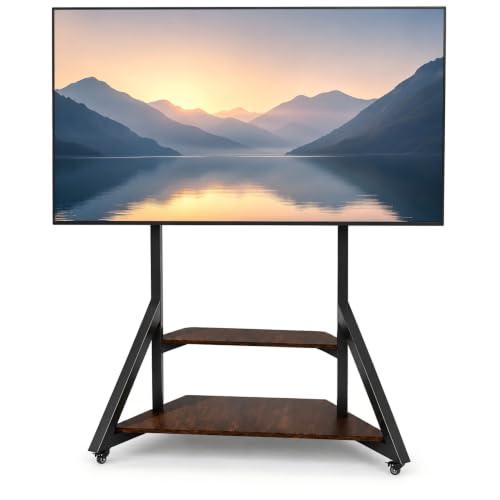 unho állítható magasságú TV-állvány AV polcokkal, 40–75" TV-hez, VESA 600 x 400 mm, max. 80 kg