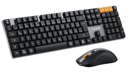 ProtoArc KM310 mechanikus billentyűzet és egér szett, vezeték nélküli 2,4 GHz + 2× Bluetooth