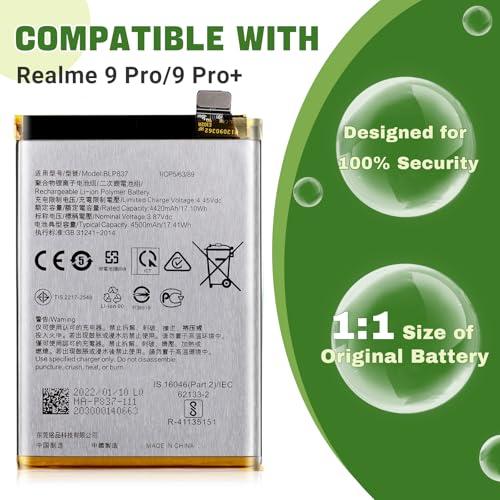 BLP837 csereakkumulátor Realme 8 Pro / Realme 9 Pro Plus / Realme 9 Pro+ készülékhez, javító szerszámkészlettel