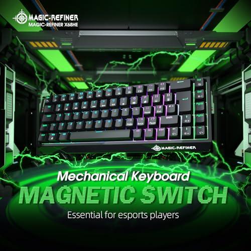 MAGIC-REFINER X68 HE 8000 Hz Rapid Trigger billentyűzet, brit kiosztás (fekete)